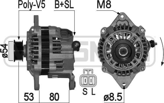 ERA 209140A - Alternatore www.autoricambit.com