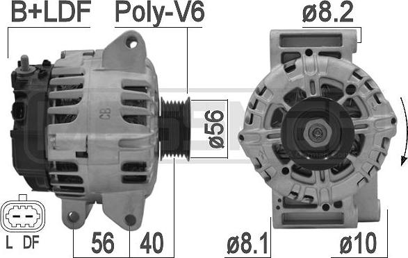 ERA 209147 - Alternatore www.autoricambit.com