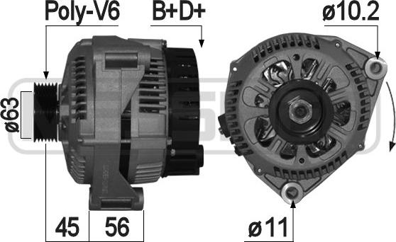 ERA 209155A - Alternatore www.autoricambit.com