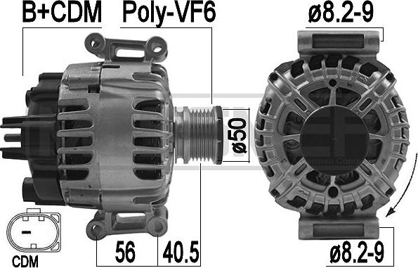 ERA 209166 - Alternatore www.autoricambit.com