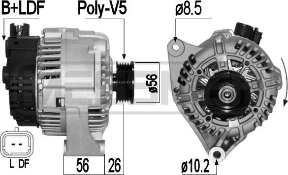 ERA 209160 - Alternatore www.autoricambit.com