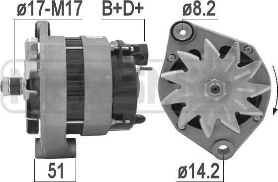 ERA 209163 - Alternatore www.autoricambit.com