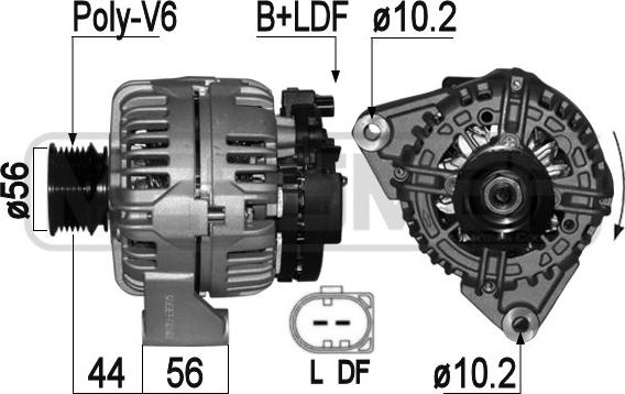 ERA 209103A - Alternatore www.autoricambit.com