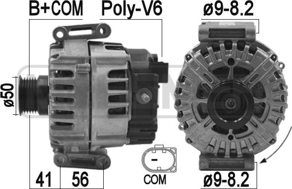 ERA 209188 - Alternatore www.autoricambit.com