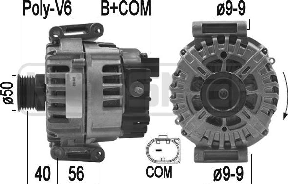 ERA 209182 - Alternatore www.autoricambit.com