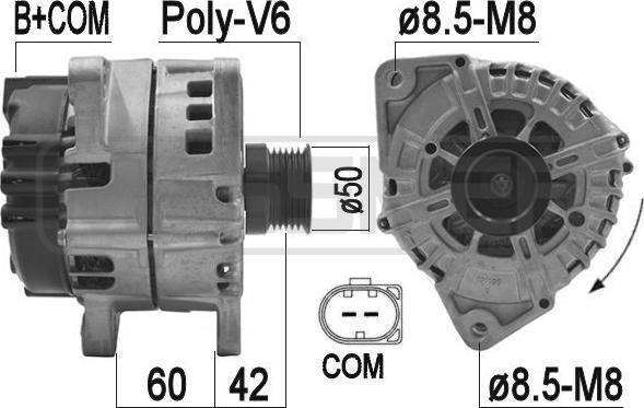 ERA 209187 - Alternatore www.autoricambit.com