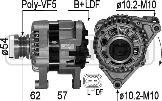 ERA 209130 - Alternatore www.autoricambit.com