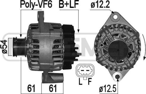 ERA 209138 - Alternatore www.autoricambit.com