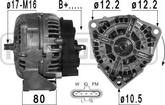 ERA 209122 - Alternatore www.autoricambit.com