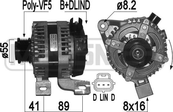 ERA 209396 - Alternatore www.autoricambit.com