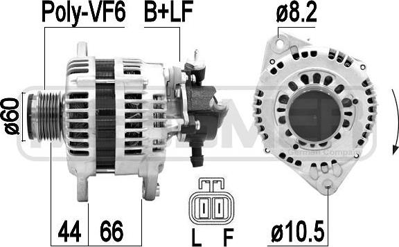 ERA 209392A - Alternatore www.autoricambit.com