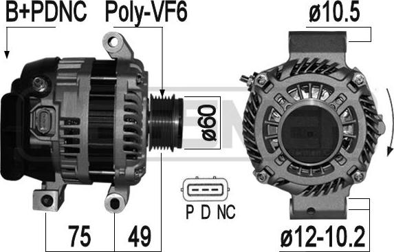 ERA 209349A - Alternatore www.autoricambit.com