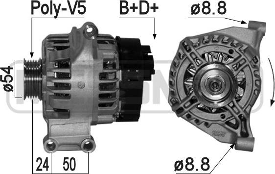 ERA 209340 - Alternatore www.autoricambit.com