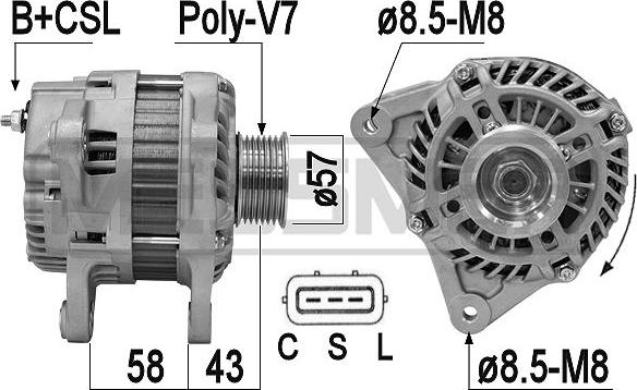 ERA 209347A - Alternatore www.autoricambit.com