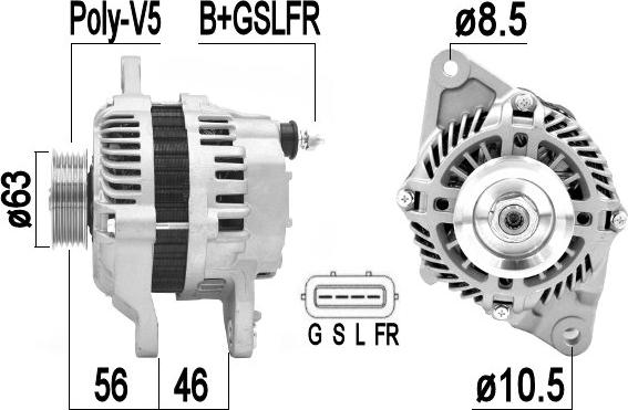 ERA 209350A - Alternatore www.autoricambit.com