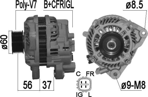 ERA 209368A - Alternatore www.autoricambit.com