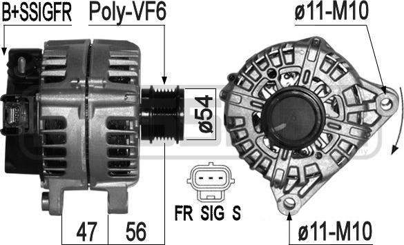 ERA 209315 - Alternatore www.autoricambit.com