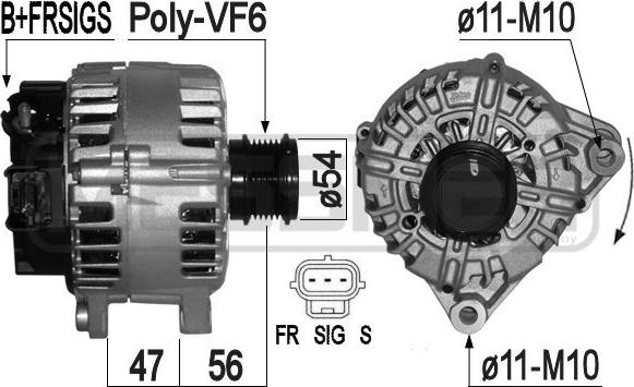 ERA 209313 - Alternatore www.autoricambit.com