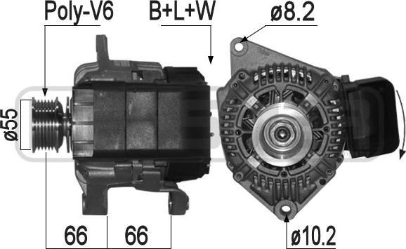 ERA 209336 - Alternatore www.autoricambit.com