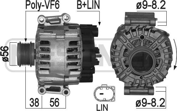 ERA 209321 - Alternatore www.autoricambit.com