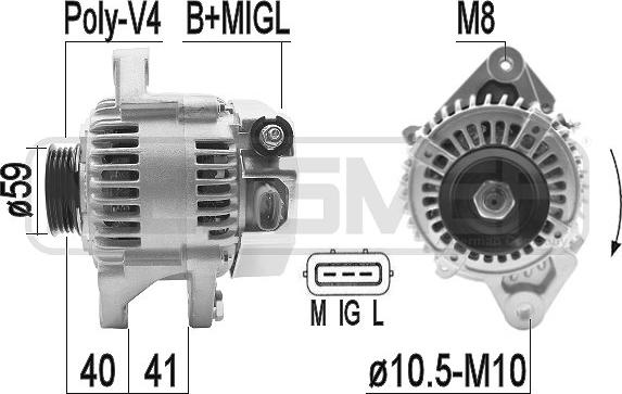 ERA 209371A - Alternatore www.autoricambit.com