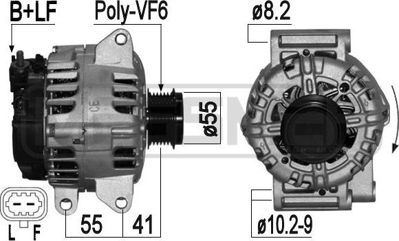 ERA 209246 - Alternatore www.autoricambit.com