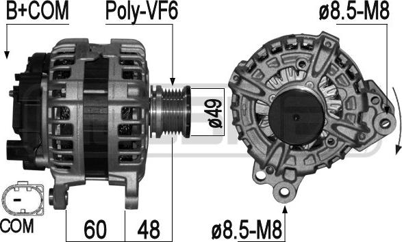 ERA 209252 - Alternatore www.autoricambit.com