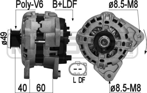 ERA 209261 - Alternatore www.autoricambit.com