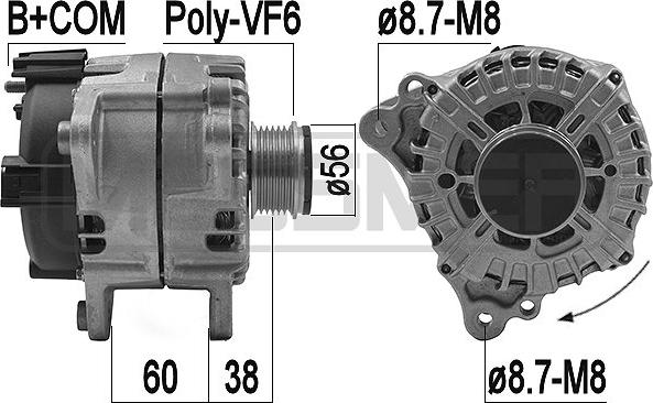 ERA 209209 - Alternatore www.autoricambit.com