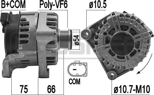 ERA 209206 - Alternatore www.autoricambit.com