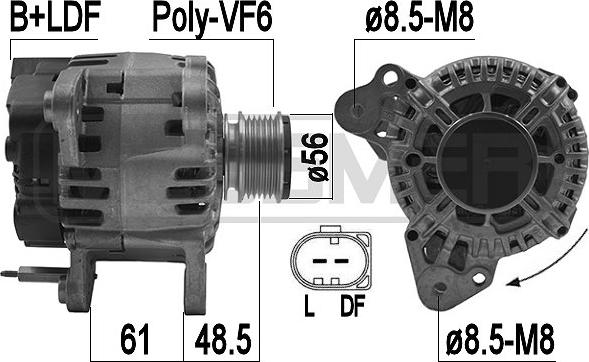 ERA 209219 - Alternatore www.autoricambit.com