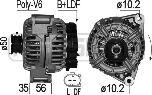 ERA 209214 - Alternatore www.autoricambit.com