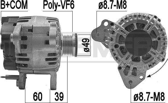 ERA 209218 - Alternatore www.autoricambit.com