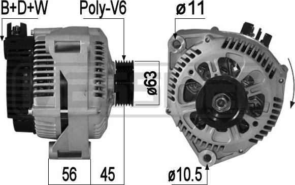 ERA 209281A - Alternatore www.autoricambit.com