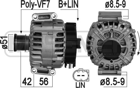 ERA 209238 - Alternatore www.autoricambit.com