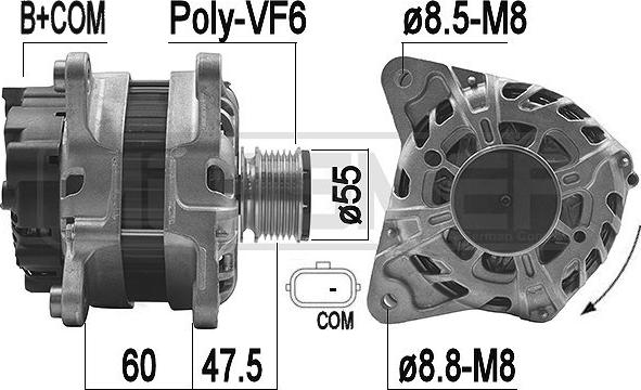 ERA 209224 - Alternatore www.autoricambit.com