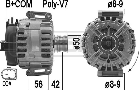 ERA 209278 - Alternatore www.autoricambit.com