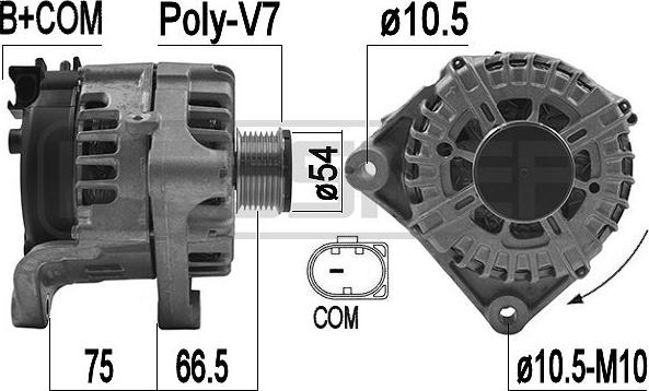 ERA 209272 - Alternatore www.autoricambit.com