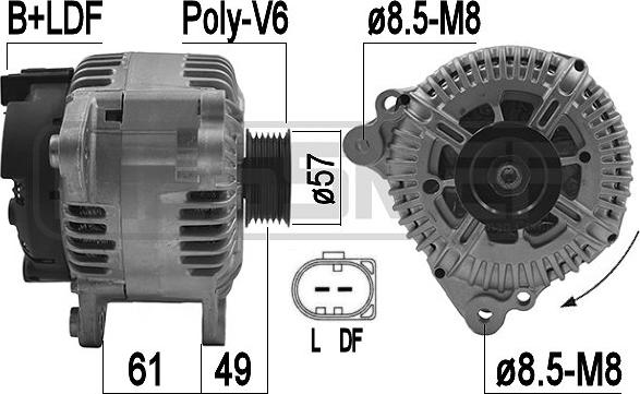 ERA 209277 - Alternatore www.autoricambit.com