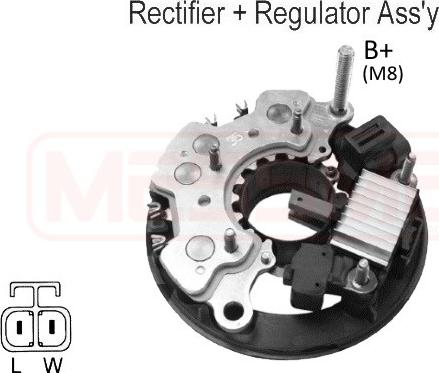 ERA 215943 - Raddrizzatore, Alternatore www.autoricambit.com