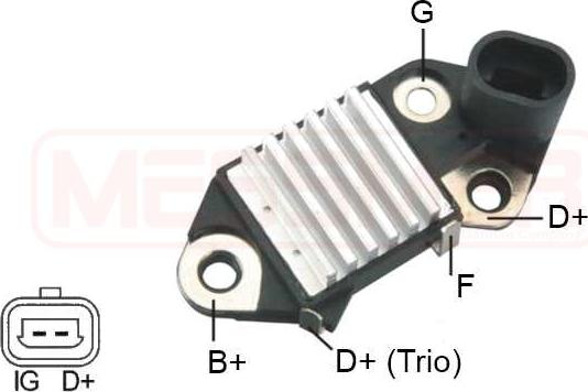 ERA 215 956 - Regolatore di tensione del generatore www.autoricambit.com