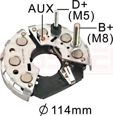 ERA 215324 - Raddrizzatore, Alternatore www.autoricambit.com