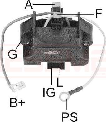 ERA 215729 - Regolatore di tensione del generatore www.autoricambit.com