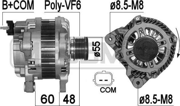 ERA 210996A - Alternatore www.autoricambit.com