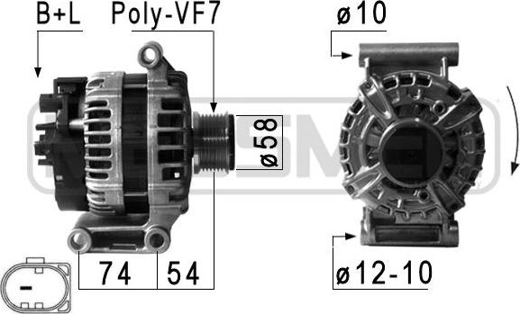 ERA 210949 - Alternatore www.autoricambit.com