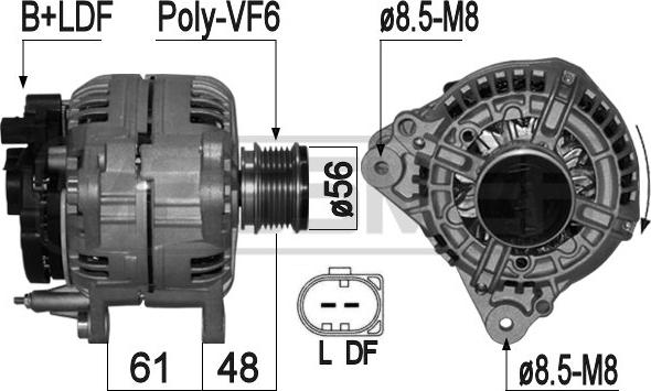 ERA 210944A - Alternatore www.autoricambit.com