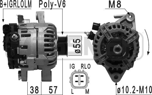 ERA 210941A - Alternatore www.autoricambit.com