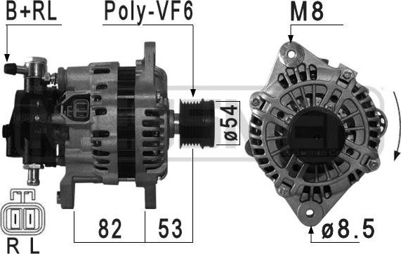 ERA 210959 - Alternatore www.autoricambit.com