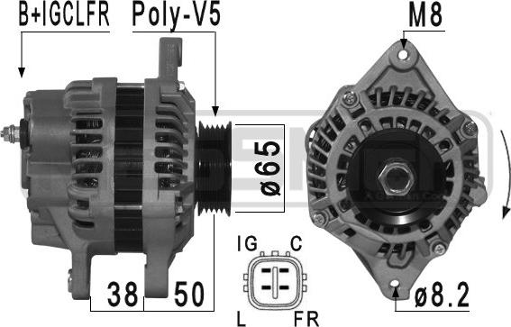 ERA 210956A - Alternatore www.autoricambit.com