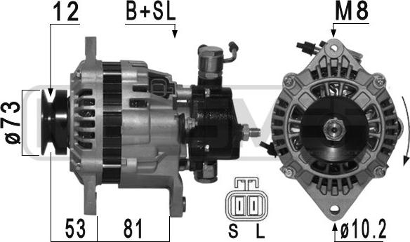 ERA 210962A - Alternatore www.autoricambit.com